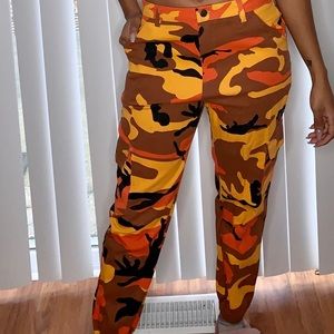 Camo cargo pants